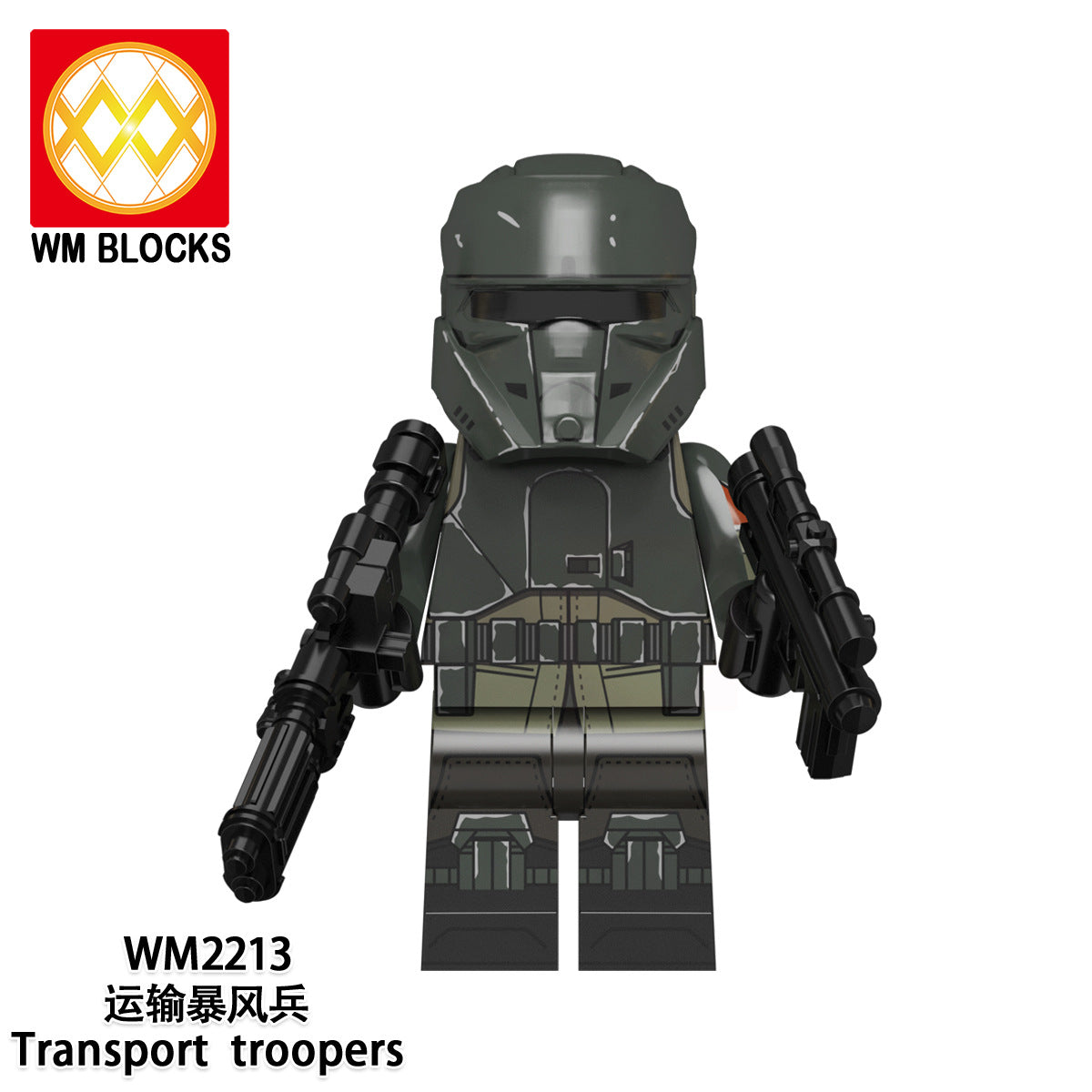 8PCS/Set Building Blocks minifigures WM6122